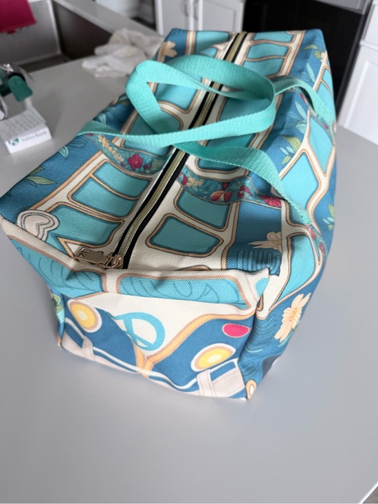 Handbags - Vintage-style VW camper bus duffle bag